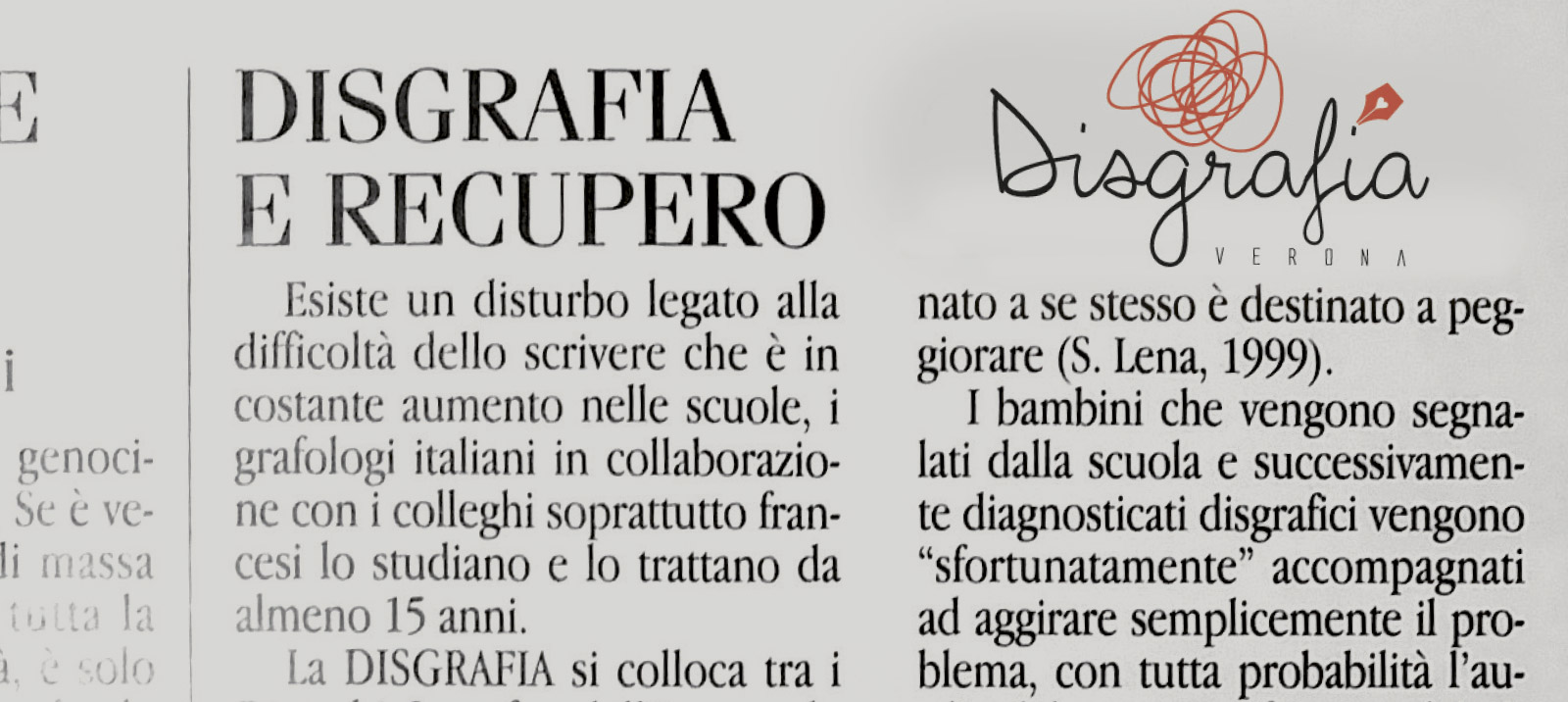 Disgrafia E Recupero | Disgrafia Verona